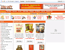 Tablet Screenshot of caonguachuviet.vn